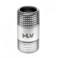 Сгон хромированный HLV (наружная резьба) 1/2" x 40 mm ( HLV-110653Cr.N.01 )