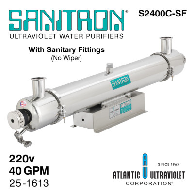 Atlantic SANITRON S2400C УФ система Q=6,7м³/ч при 40 мДж/см², P=140Вт