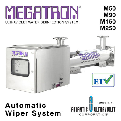 Atlantic MEGATRON M150 УФ система Q=88,8м³/ч при 40 мДж/см², P=-Вт