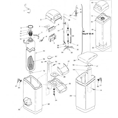 Ecowater Brinewell cover ( 7219888 )