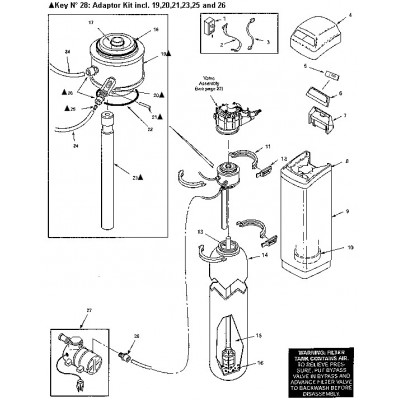 Ecowater Air pump 115V AIIF9 Filter (repl 7219901) ( 7288081 )