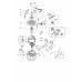 Ecowater Motor DC (repl 7250622, 7249364, 7234731, 7223015 7228544) ( 7286039,7286039, 7250622, 7249364, 7234731, 7223015, 7228544, 7249354, 7281291 )