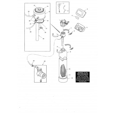 Ecowater Top cover New style Timer unit ( 7260554 )