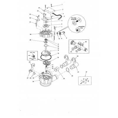 Ecowater Screw (replaces 449605) ( 9006045 )