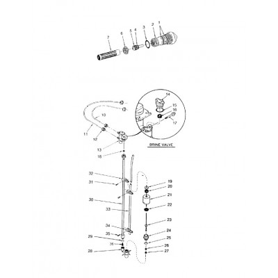 Ecowater Brine valve uc (no longer available) ( 7050438 )