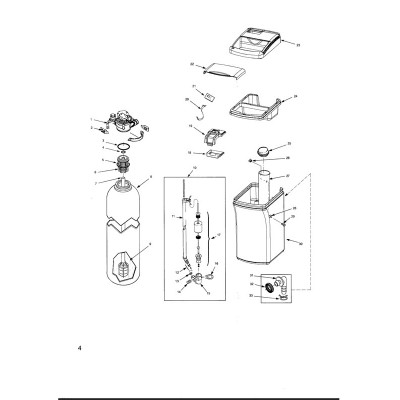 Ecowater Brine tank A-star ( 7287815 )