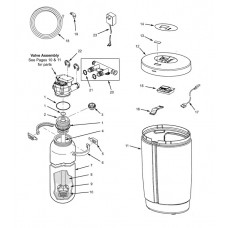Ecowater COVER SRS CENTRAL WATER MOLD ( 7297111 )