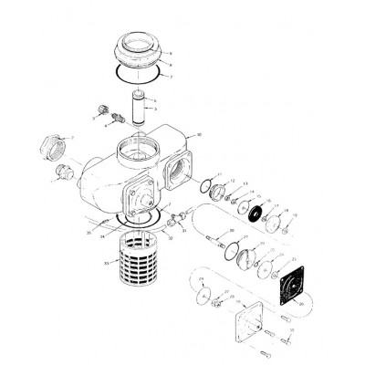 Ecowater STATIC GASKET, BUNA-N NAPV. ( 1107700 )