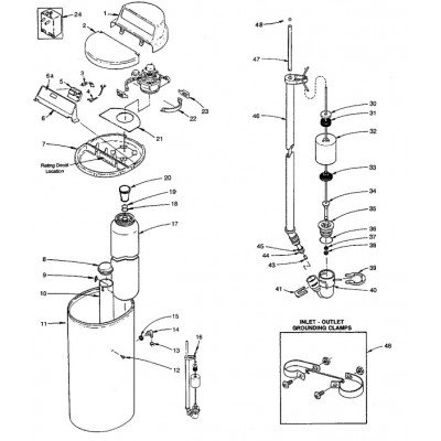 Ecowater Brine tank mach 19 ( 7145495 )