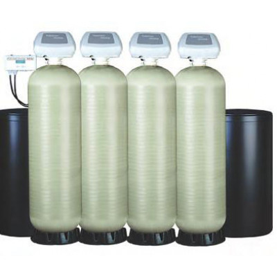 Умягчитель Ecowater 5250 Quadplex 24х72 Qmax=22,8м³/час; Vфм=225л