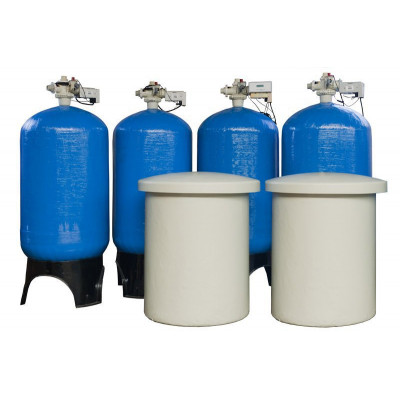 Умягчитель Ecowater 5132 Quadplex 17х58 Qmax=45,44м³/час; Vфм=113л