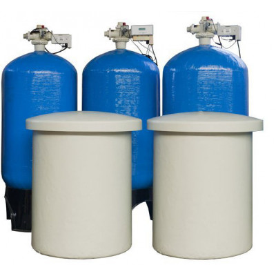 Умягчитель Ecowater 5192 Triplex 24х72 Qmax=47,7м³/час; Vфм=170л