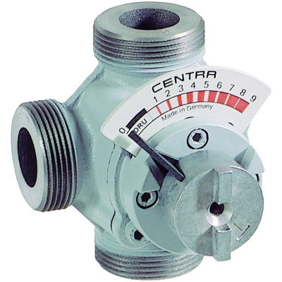 Honeywell DRU25-2.5 3-х ходовой вращающийся клапан, наружная резьба, DN25, 1 1/2