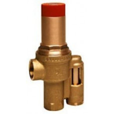 Honeywell DU144A1001 Автоматический байпасный клапан, рабочее давление до 10 бар, 110 °C, диапазон настроек 0.1-0.6 бар, резьбовое соединение, компрессионные фитинги под медную трубу 22 мм