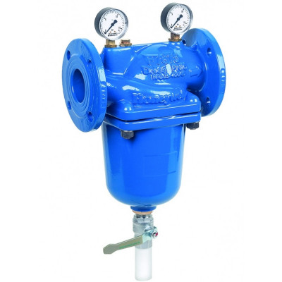 Honeywell F78TS-65FA Фланцевый фильтр тонкой механической очистки с механизмом обратной промывки DN65, размер ячейки 100 мкм. Тmax – 70 °C. РN16