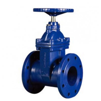 Вентиль клиновый, фланцевый, покрытие клина NBR, PN16, -10..+80 °C, DN50 
