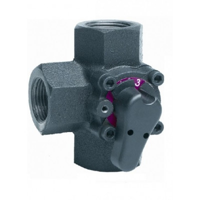Honeywell DRU32-25 3-х ходовой вращающийся клапан, наружная резьба, DN32, 2