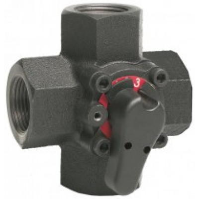 Honeywell ZR80FA 4-х ходовой вращающийся клапан, фланцевый, DN80, Kvs 100 м3/ч, 2…130 °C, PN6