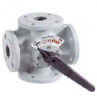 Honeywell ZR40FA 4-х ходовой вращающийся клапан, фланцевый, DN40, Kvs 25 м3/ч, 2…130 °C, PN6