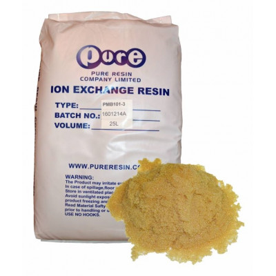 Pure ионообменная смола смешанная Resin PMB 101-2 (25 л) для деминерализации