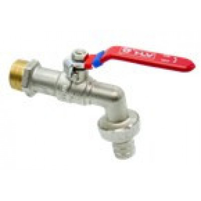 HLV Lever Brass Ball Bibсock HLV-Optima/ Кран шаровой HLV-Optima (ручка-рычаг) водоразборный 1/2"