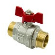 HLV Butterfly Brass Ball Valve FxM HLV-Optima/ Кран шаровой HLV-Optima (ручка-бабочка) внут-наруж резьба 1"