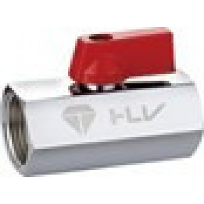 Calpeda Sanitary Brass Ball Valve FxF HLV-Minima/ Кран шаровой MINI HLV редуцированный внут-внут резьба для подключения сантехнических приборов 1/2"