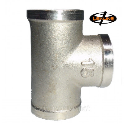 Завод Никифоров 2427 Тройник латунь 1/2" В-1/2"В-1/2"Н Ni